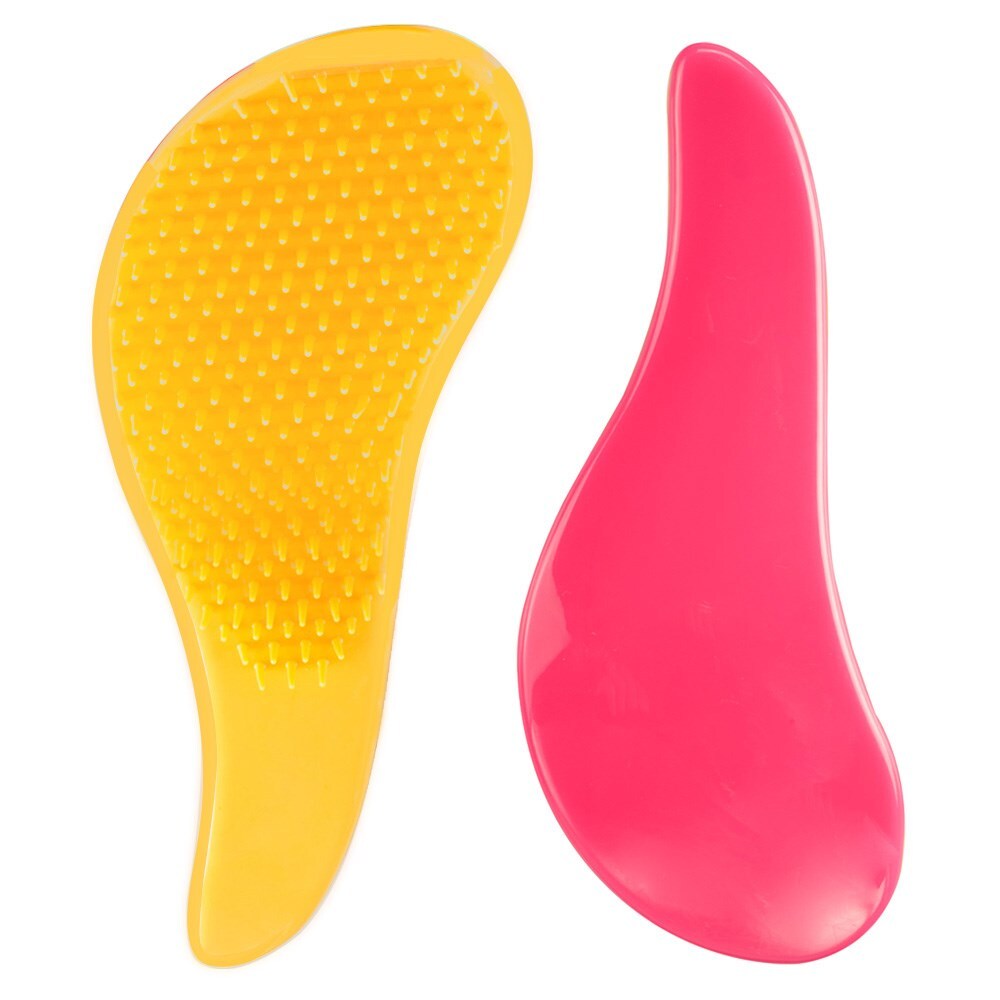 Premium Pin Company 999 Detangler Hair Brush Pink/Yellow