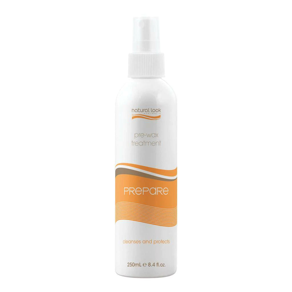 6x Natural Look Prepare Pre-Wax Treatment 250ml