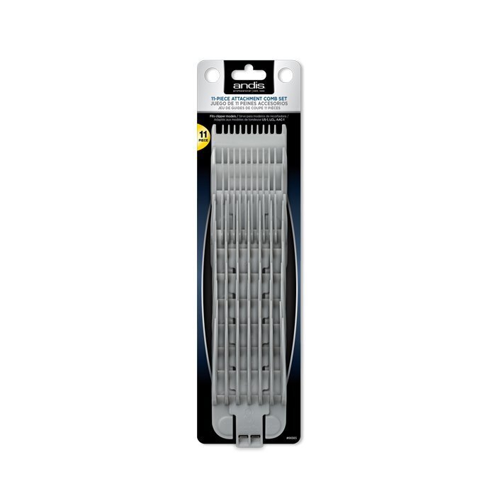 6x Andis Snap-On Blade Attachment Comb Set 11Pcs