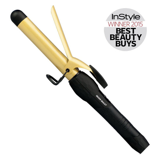 3x Silver Bullet Fastlane Gold Ceramic 25mm Curling Iron
