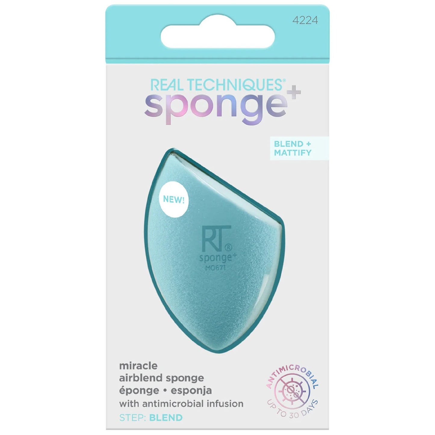 6x Real Techniques Miracle Airblend Sponge+ #4224