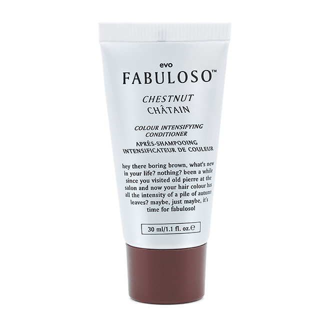 3x Evo Fabuloso Chestnut Colour Intensifying Conditioner 30ml