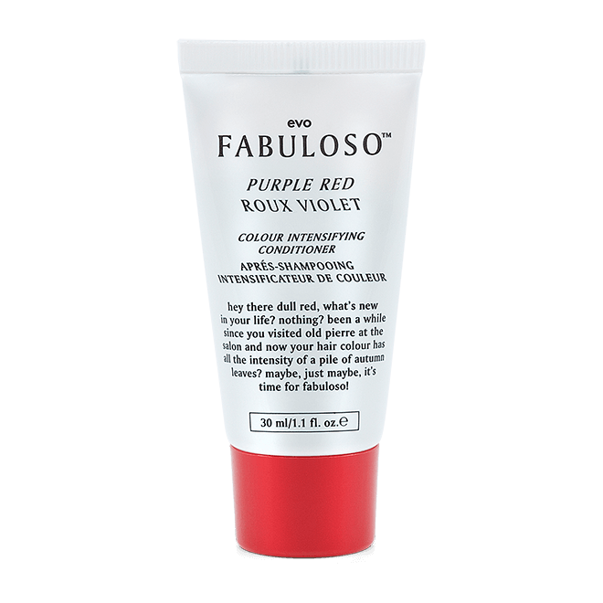 6x Evo Fabuloso Purple Red Colour Intensifying Conditioner 30ml