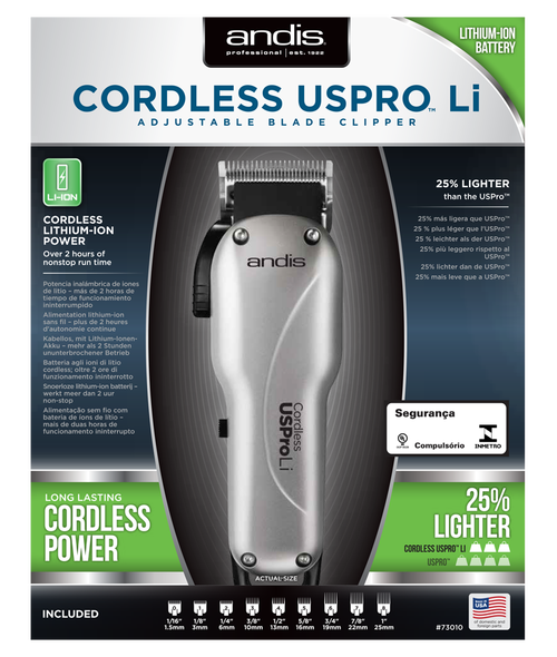 Andis Cordless USPRO Li Adjustable Blade Clipper