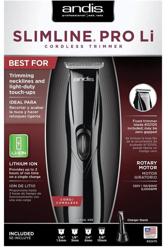 Andis Slimline Pro Li Cordless Trimmer Black