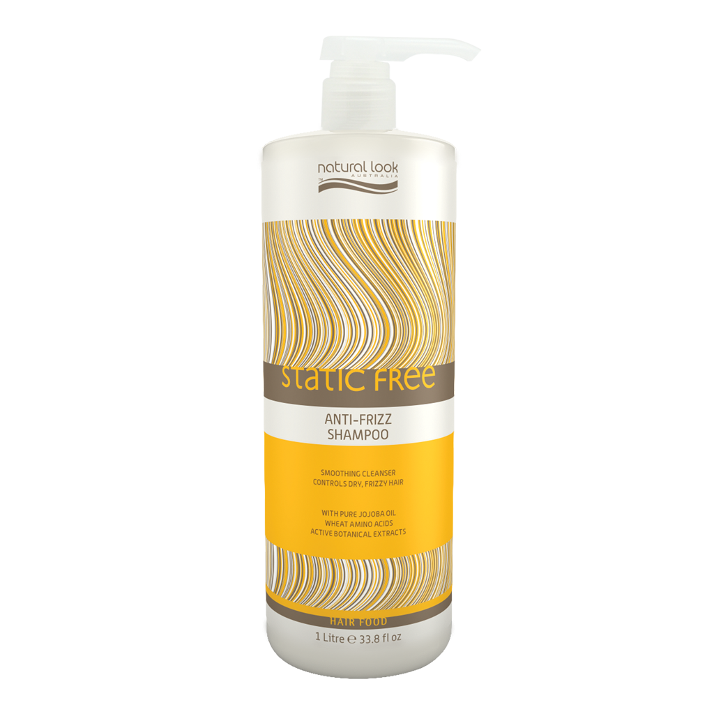 6x Natural Look Static Free Anti-Frizz Shampoo 1L
