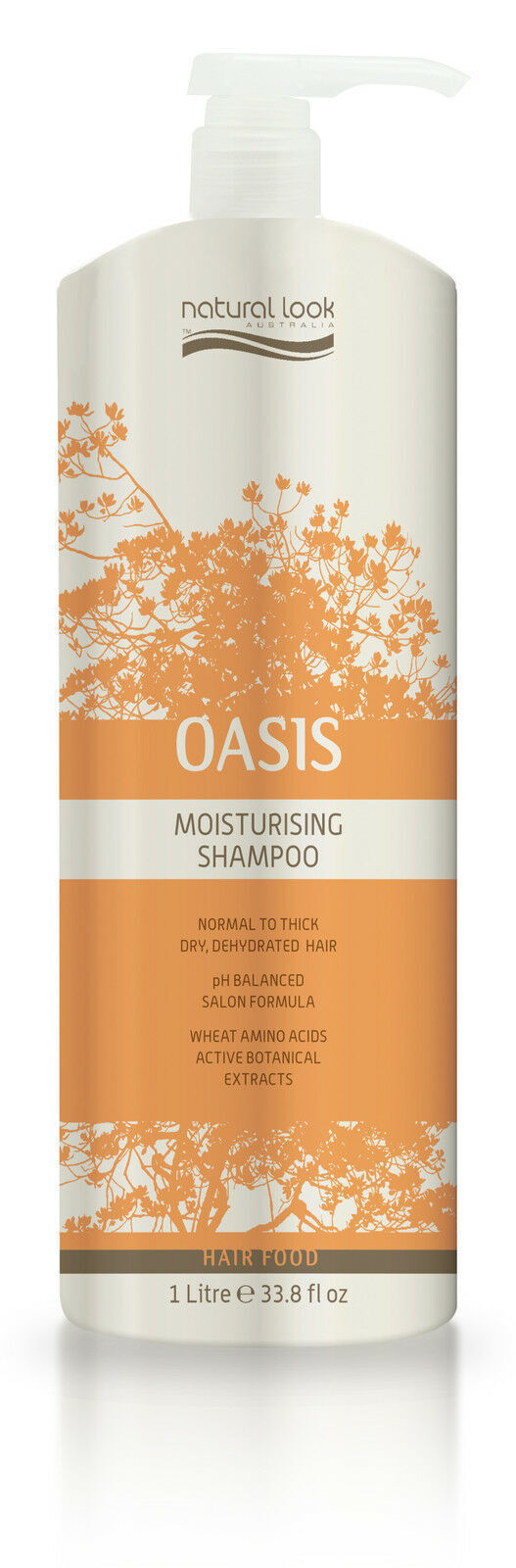 3x Natural Look Oasis Moisturising Shampoo 1L