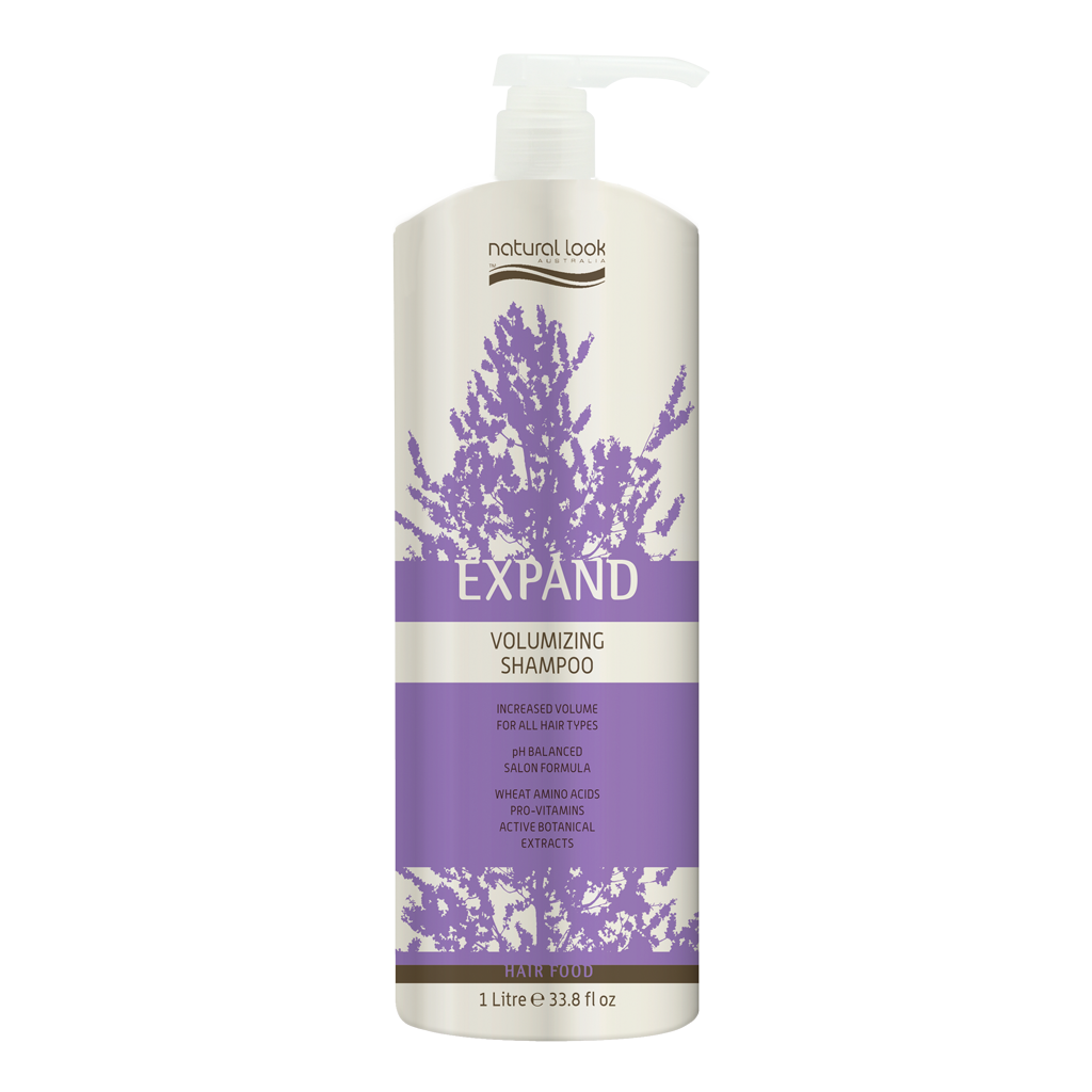 3x Natural Look Expand Volumizing Shampoo 1L