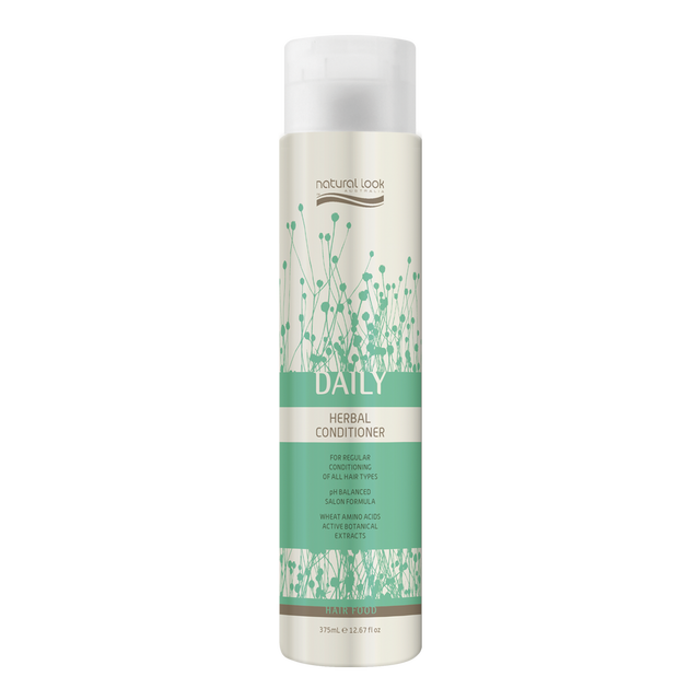 6x Natural Look Daily Herbal Conditioner 375ml