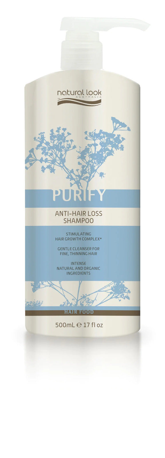 3x Natural Look Purify Anti-Hair Loss Shampoo 500ml