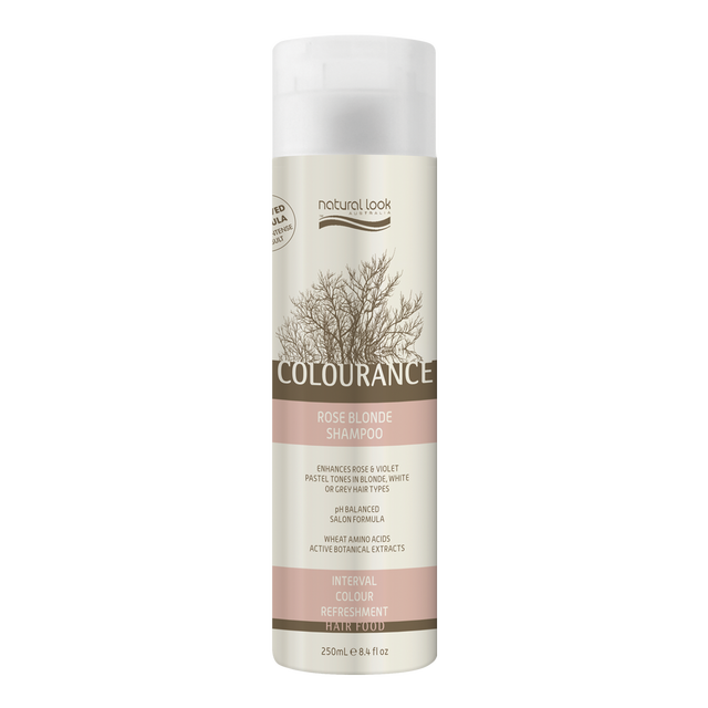 6x Natural Look Colourance Rose Blonde Shampoo 250ml
