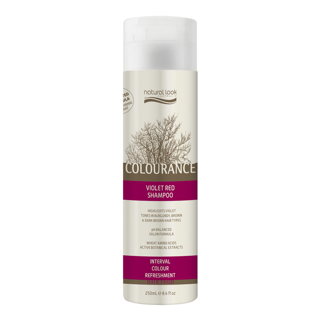 6x Natural Look Colourance Violet Red Shampoo 250ml