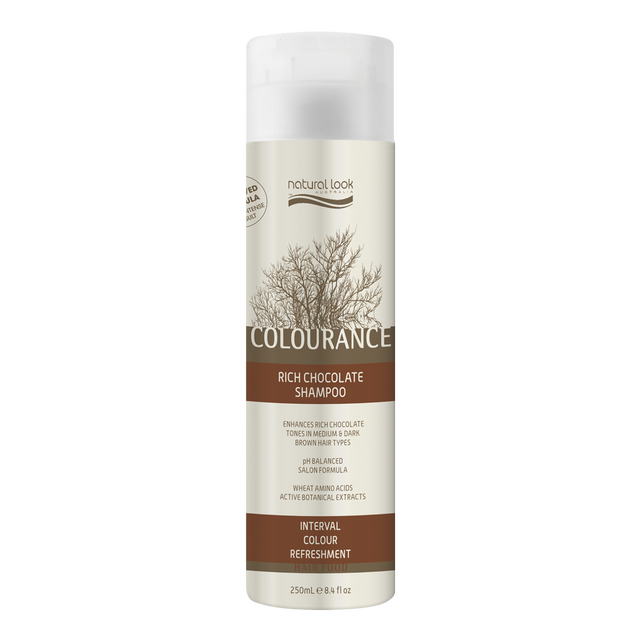 6x Natural Look Colourance Rich Chocolate Shampoo 250ml