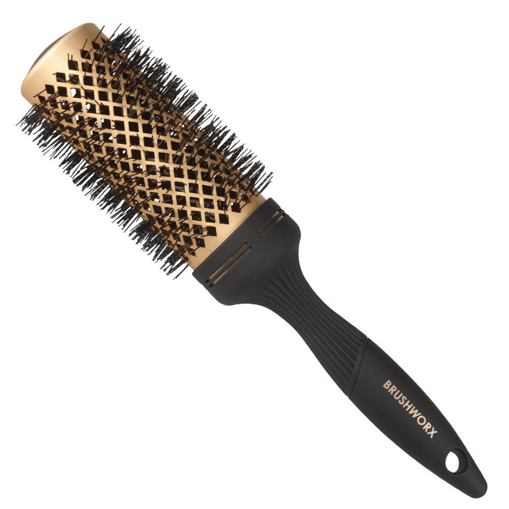 Brushworx Gold Ceramic Hot Tube Hair Brush Large