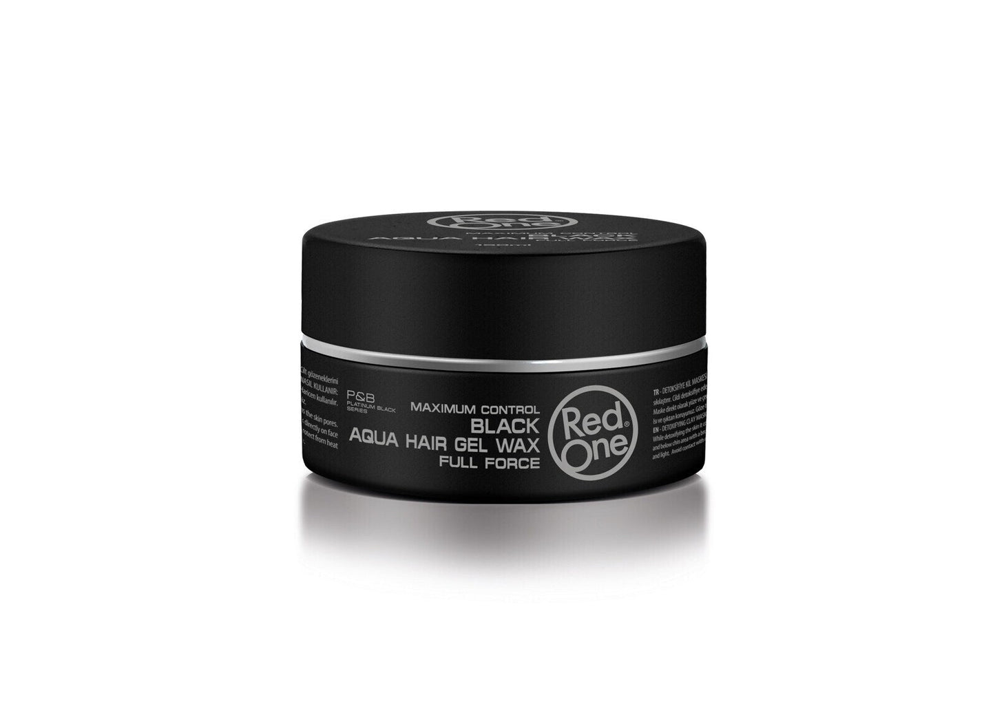 6x RedOne Aqua Hair Gel Wax Black 150ml
