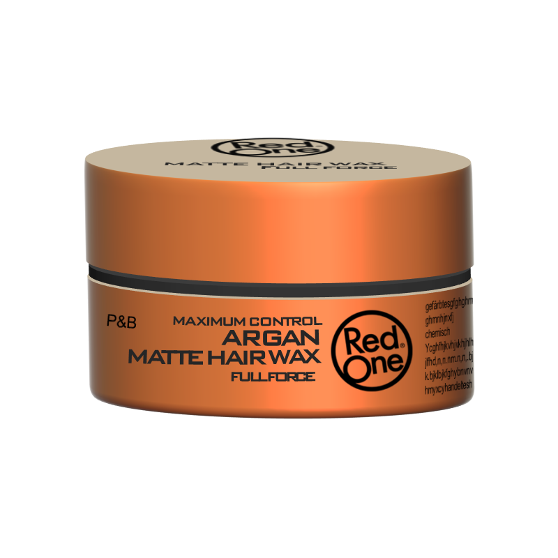 3x RedOne Matte Hair Wax Argan 150ml