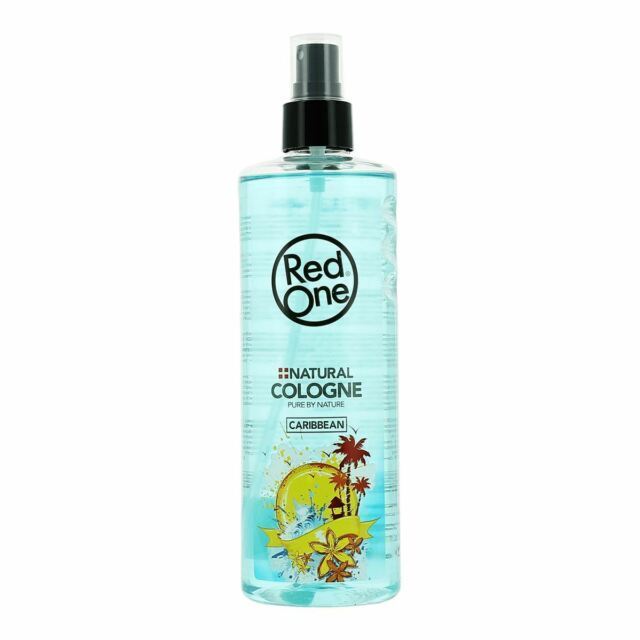 3x RedOne After Shave Cologne Caribbean 400ml