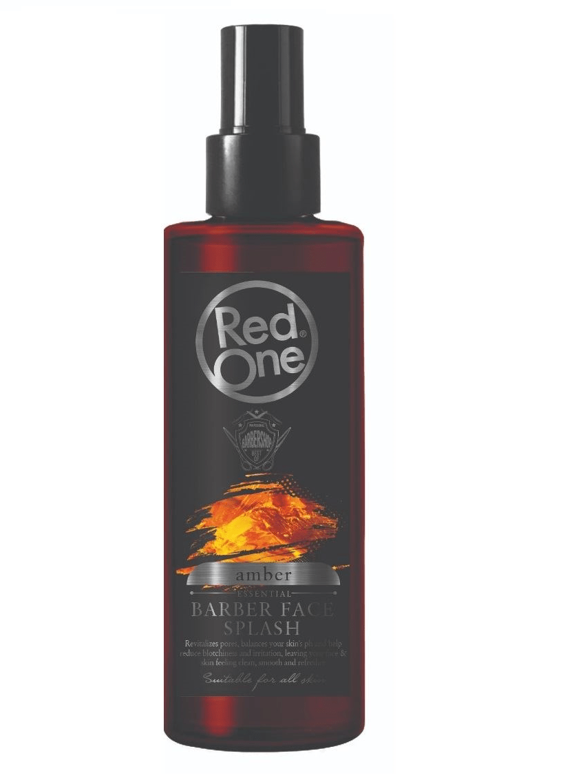 6x RedOne Essential After Shave Cologne Amber 150ml
