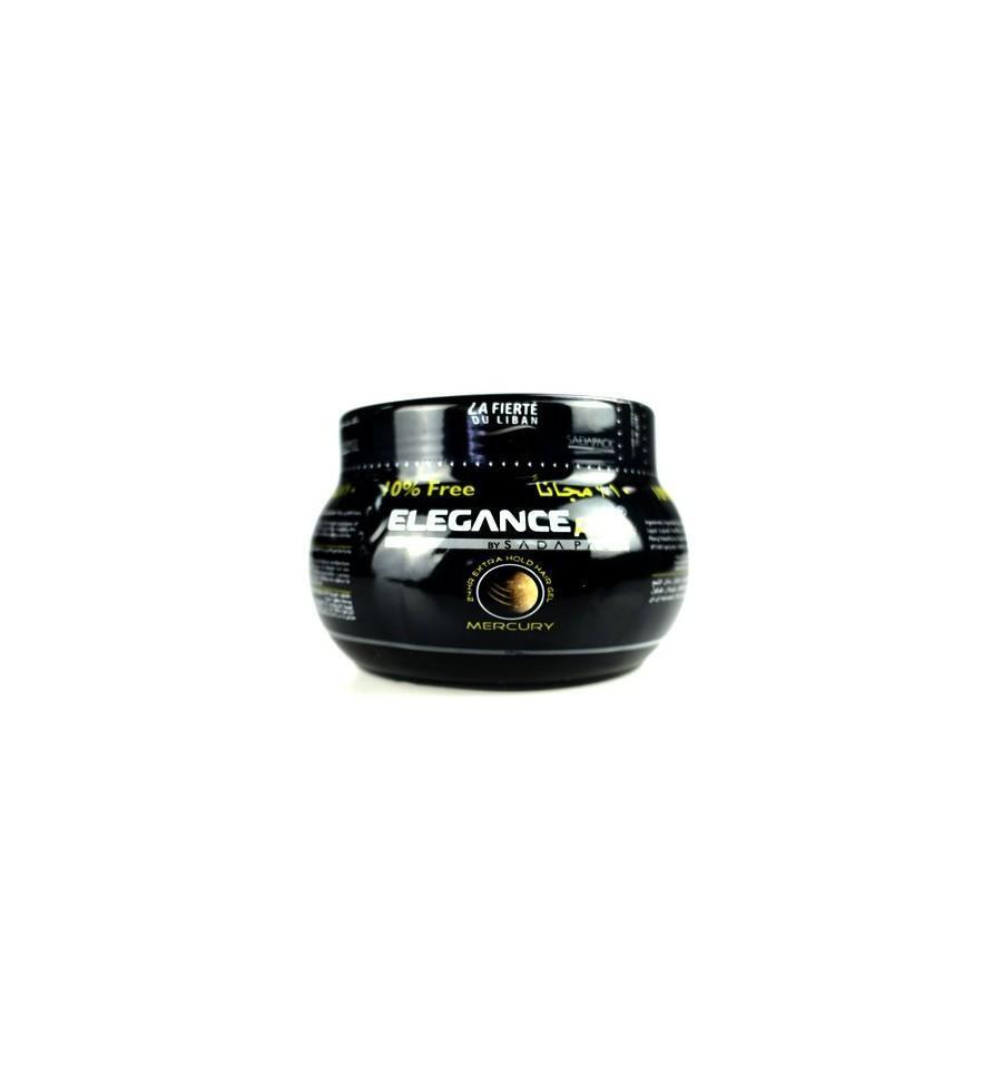 3x Elegance Plus 24HR Extra Hold Hair Gel Mercury 500ml