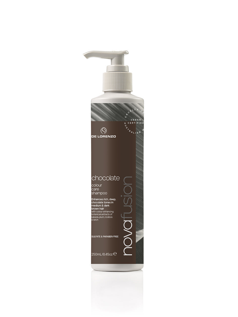 De Lorenzo Novafusion Chocolate Colour Care Shampoo 250ml