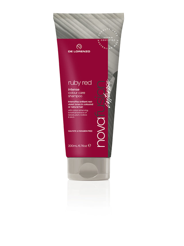 De Lorenzo Novafusion Intense Ruby Red Colour Care Shampoo 200ml