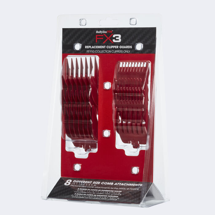 BaBylissPRO FX3 Clipper Guards 8pcs