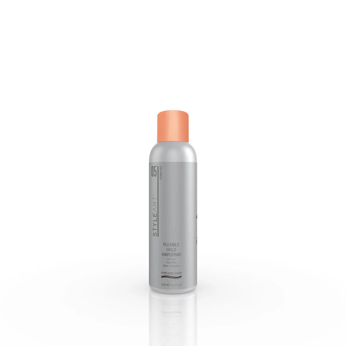 6x Natural Look Static Free Wireless Flexible Hold Hairspray 100g