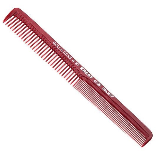 3x Krest Goldilocks No. 4 Cutting Comb - 18cm