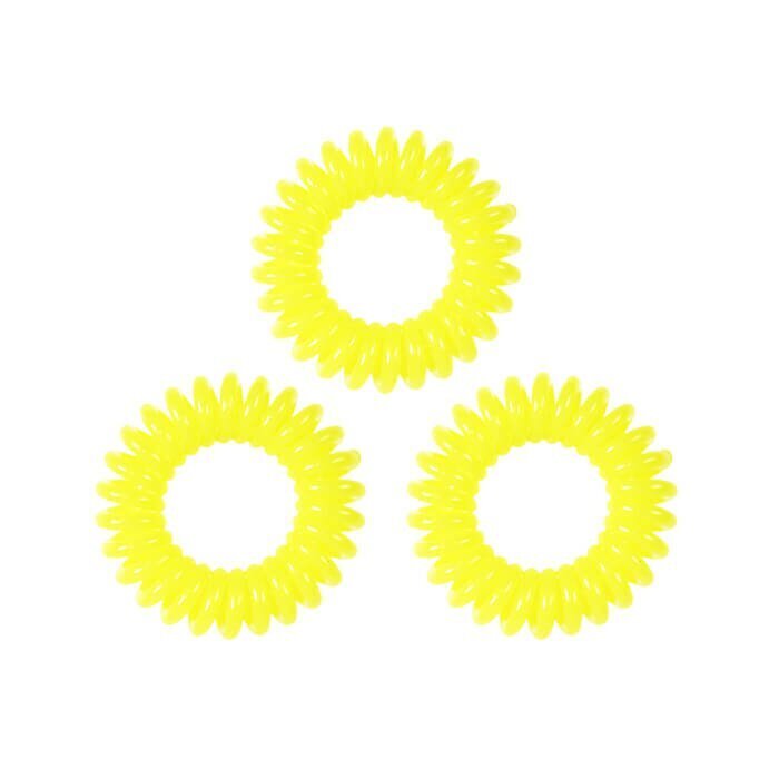 6x Glammar Tangle Tie Yellow 3pk