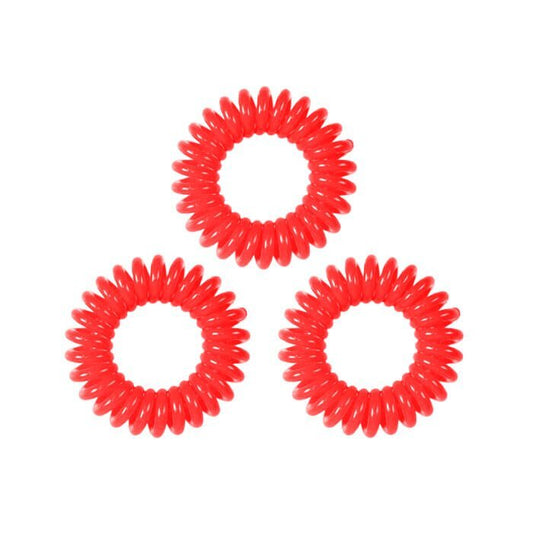 Glammar Tangle Tie Red 3pk