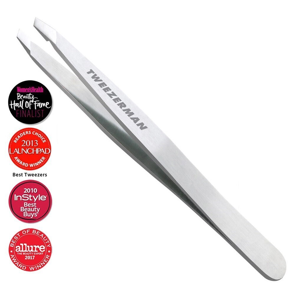 6x Tweezerman Slant Tweezer Stainless Steel