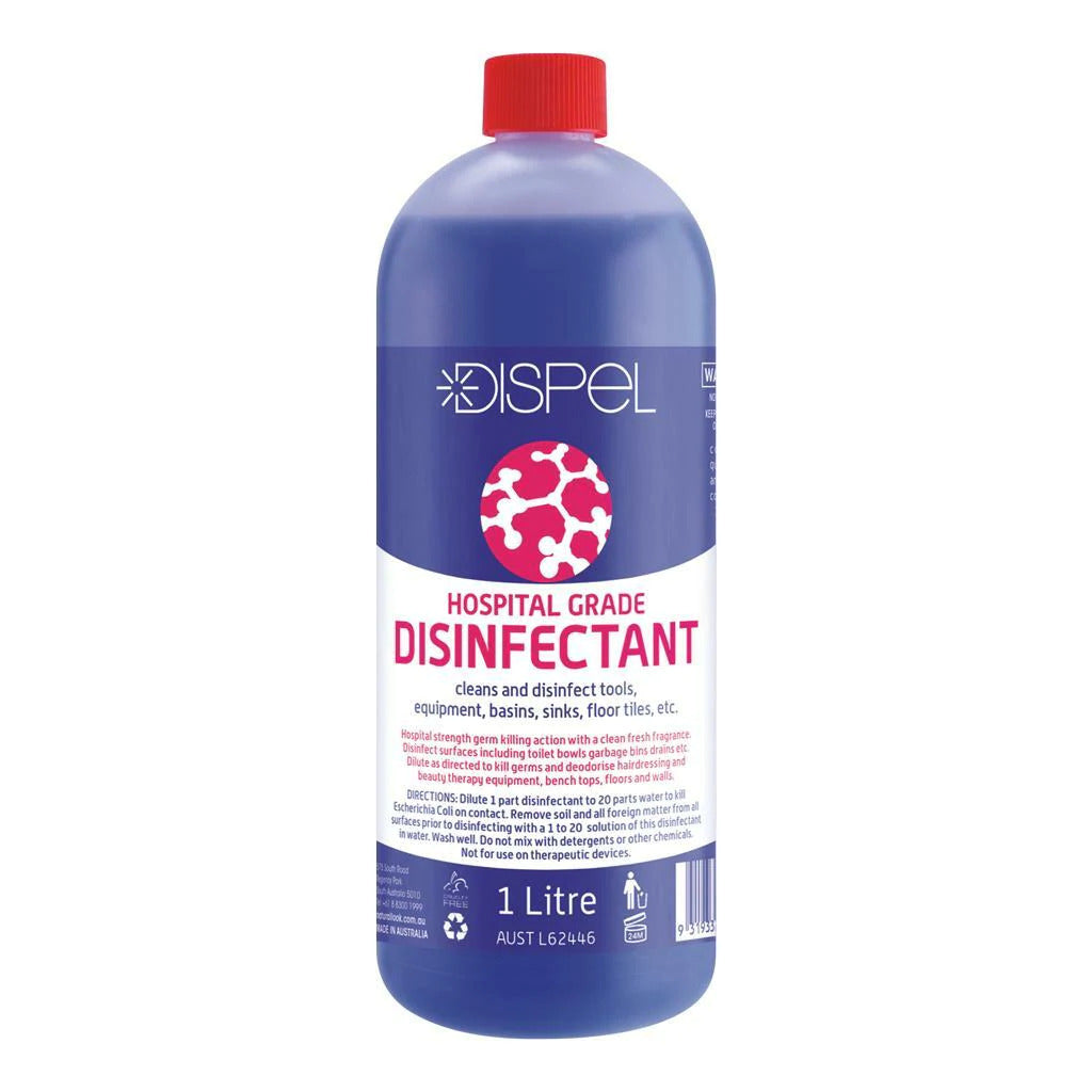 6x Dispel Hospital Grade Disinfectant 1L