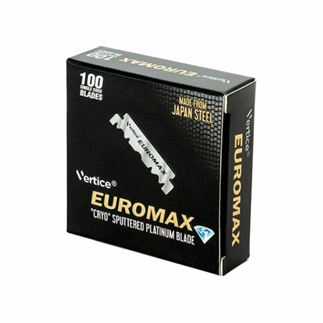 3x Euromax Platinum Coated Single Edge Razor Blades 100 Blades