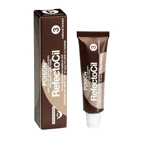 6x RefectoCil Tint 3 Natural Brown 15ml