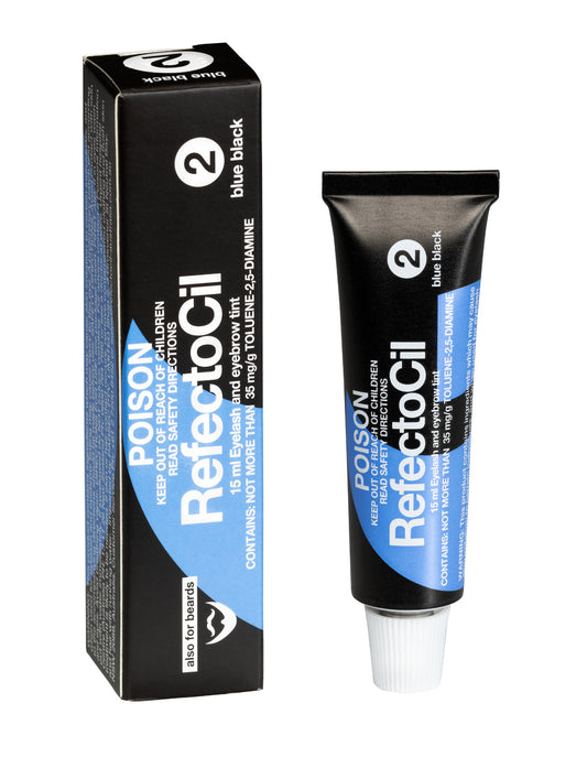 6x RefectoCil Eyelash and Eyebrow Tint 2 Blue Black 15ml