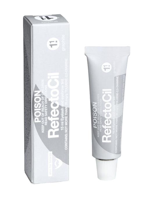 6x RefectoCil Eyelash and Eyebrow Tint 1.1 Graphite 15ml