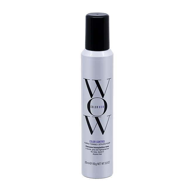 3x Color WOW Color Control Purple Toning and Styling Mousse 200ml