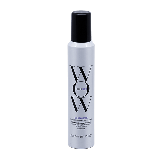 6x Color WOW Color Control Purple Toning and Styling Mousse 200ml