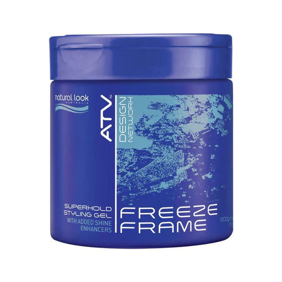 6x Natural Look ATV Freeze Frame Superhold Styling Gel 500g