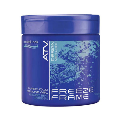 6x Natural Look StyleArt Freeze Frame Superhold Styling Gel 500g