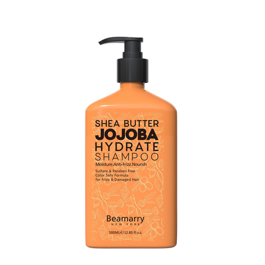 3x Beamarry Shea Butter Jojoba Hydrate Shampoo 380ml