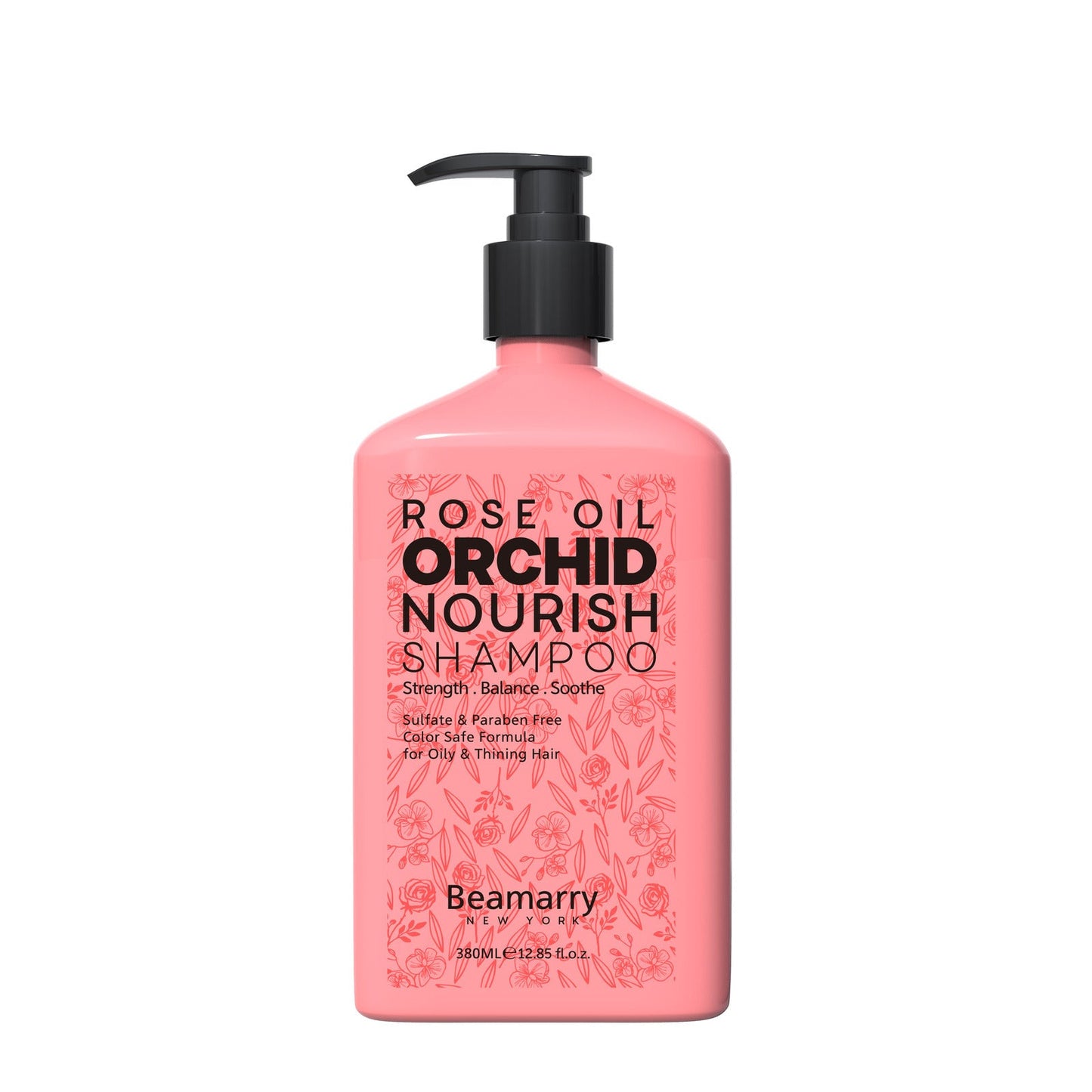 3x Beamarry Rose Oil Orchid Nourish Shampoo 380ml