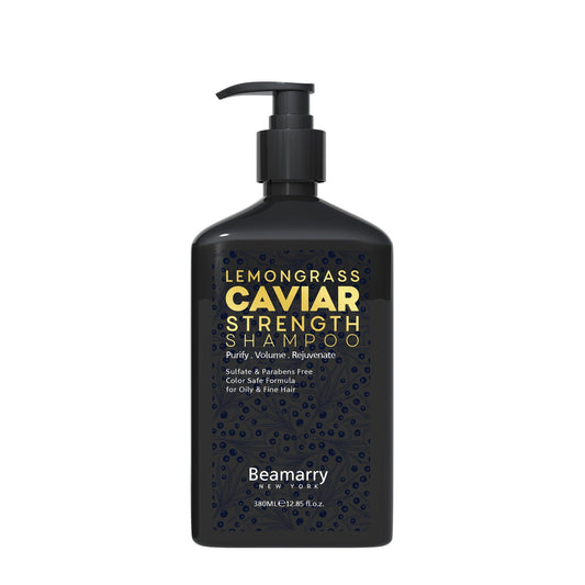 3x Beamarry Lemongrass Caviar Strength Shampoo 380ml