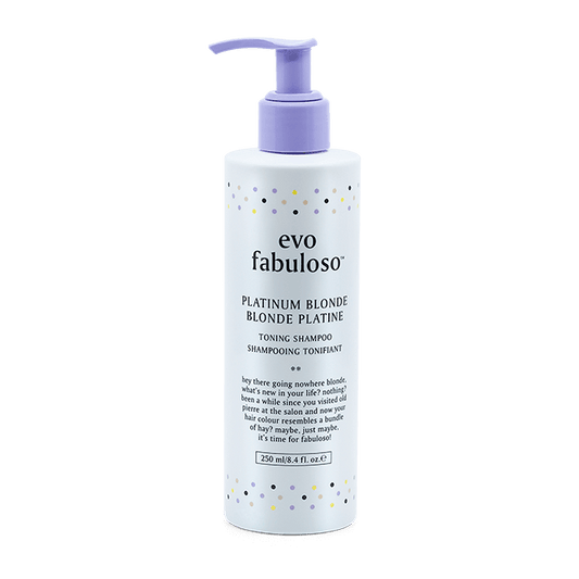 Evo Fabuloso Platinum Blonde Toning Shampoo 250ml