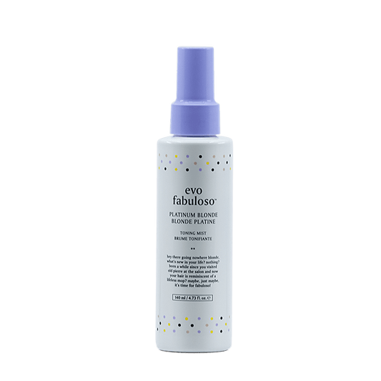 6x Evo Fabuloso Platinum Blonde Toning Mist 140ml