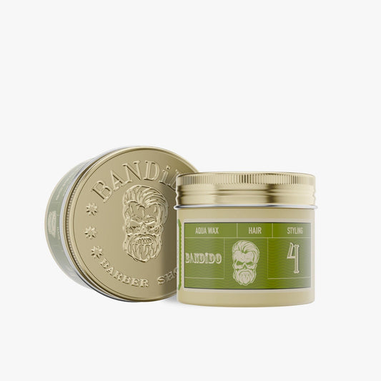 6x Bandido Aqua Wax 4 Green - Light Hold 125ml