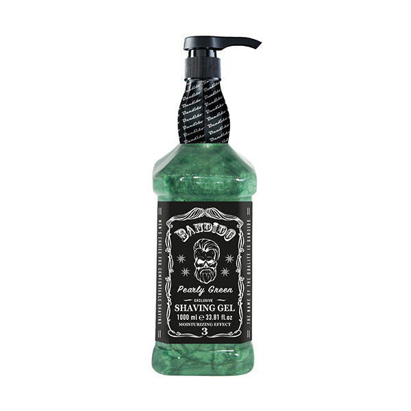 6x Bandido Shaving Gel Pearly Green 1000ml