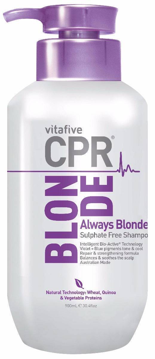 6x Vitafive CPR BLONDE Always Blonde Shampoo 900ml