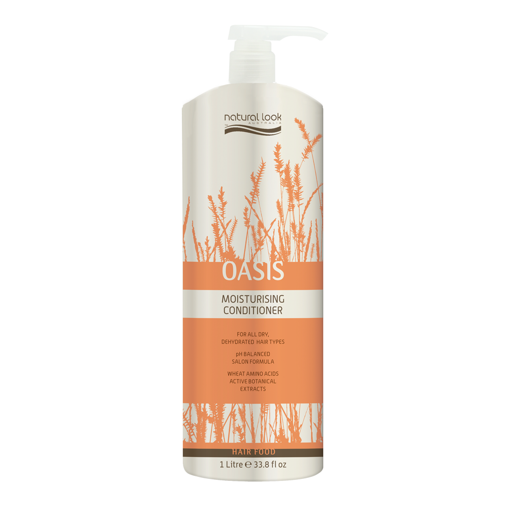 3x Natural Look Oasis Moisturising Conditioner 1L