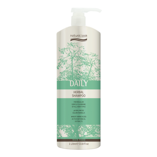 6x Natural Look Daily Herbal Shampoo 1L